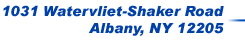 1031 Watervliet-Shaker Road Albany, NY 12205
